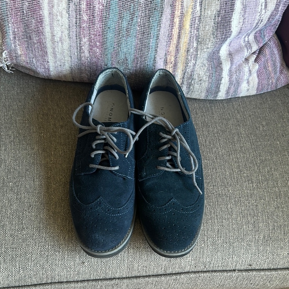 Men's Navy Oxford Shoes